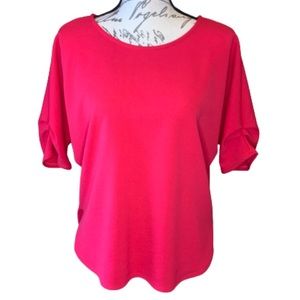 Green Envelope stretch dolman top